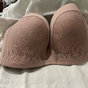Elegant Lace Women's Intimate Bra - Pink